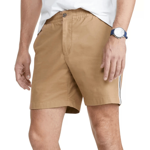 Tommy Hilfiger Other - Tommy Hilfiger Men's Khaki Flex Theo 7" Short with Side Stripe XXL NWT
